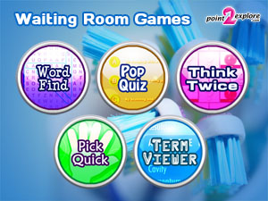 Educational Waiting Room Touch Screen Games